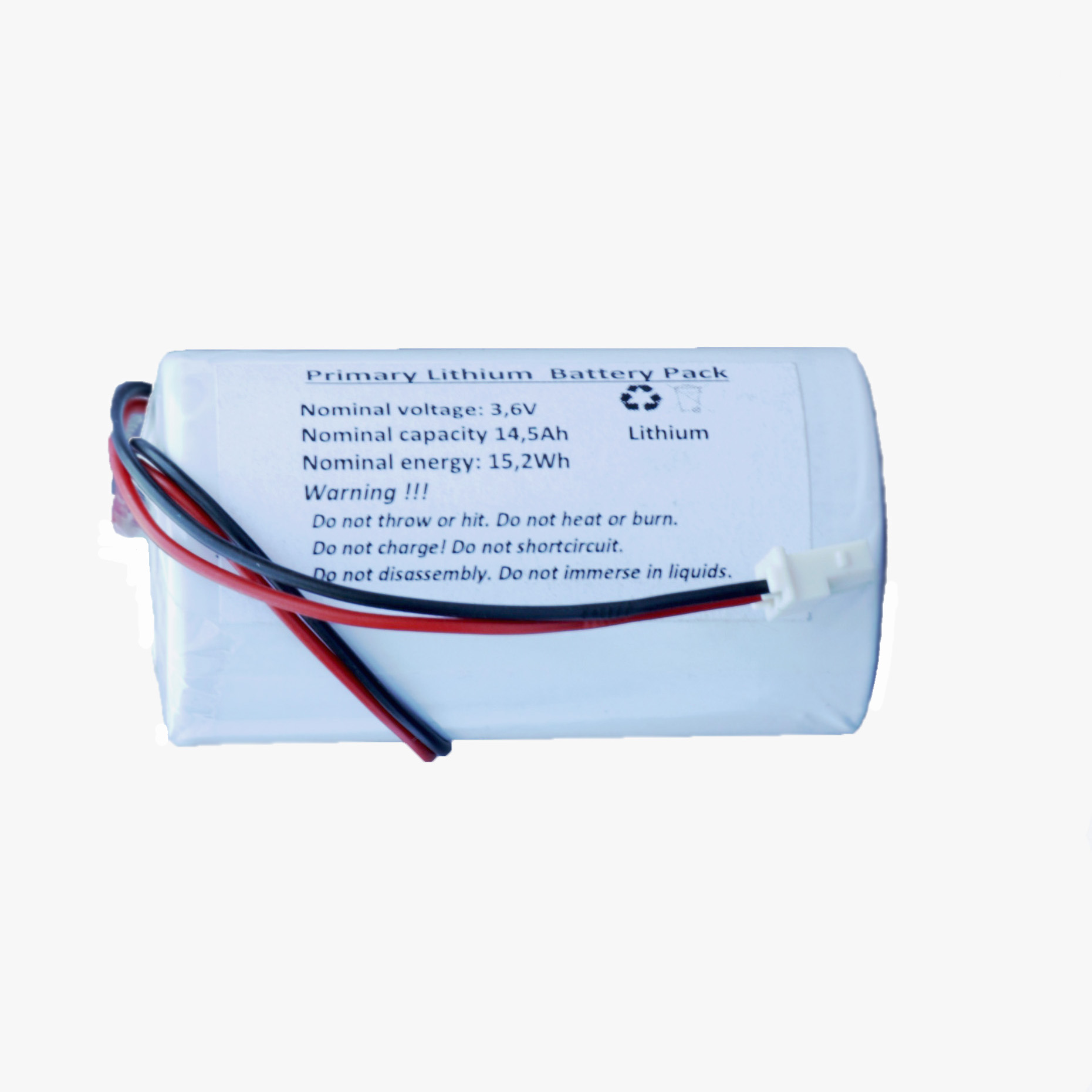 Batteriepack Lithium UHR-ER34615M 3,6V 14500mAh für Visonic Sirenen