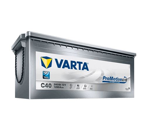 VARTA C40 ProMotive EFB 240Ah 1200A LKW Batterie 740 500 120