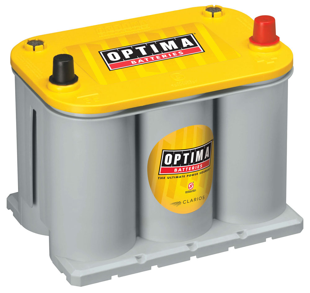 Optima Yellow Top YT R - 3.7, 12V 48Ah, AGM Zyklenfest, Spiralcell Technologie
