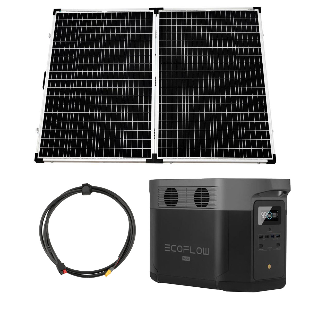 EcoFlow Delta Max 1600 1612Wh Portable Powerstation mit 270W Solarkoffer