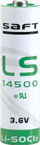 Saft LS 14500 AA Lithium-Batterie 3,6V 2600mAh