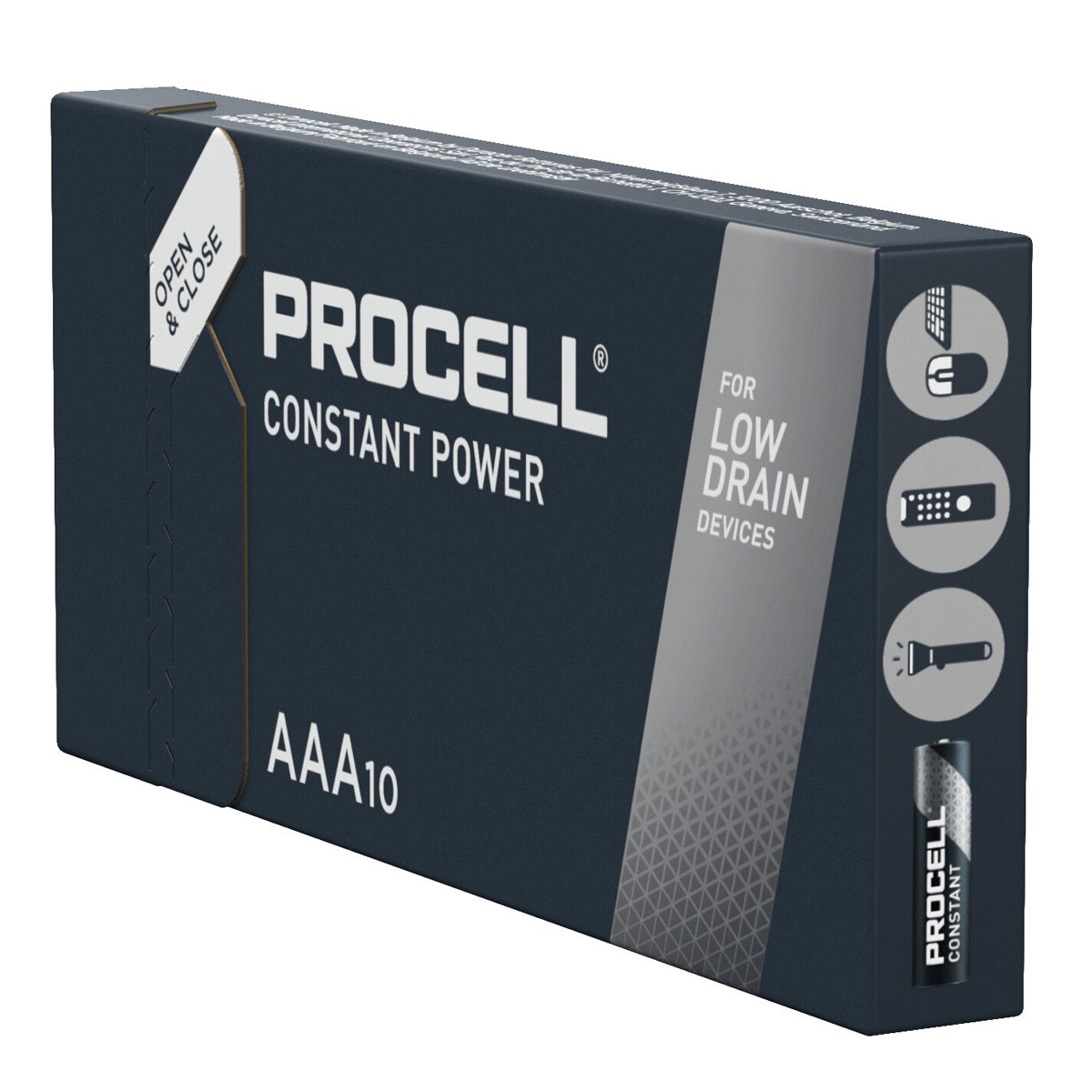 Duracell Procell Constant Alkaline LR3 Micro AAA Batterie MN 2400 1,5V 10 Stk. (Box)