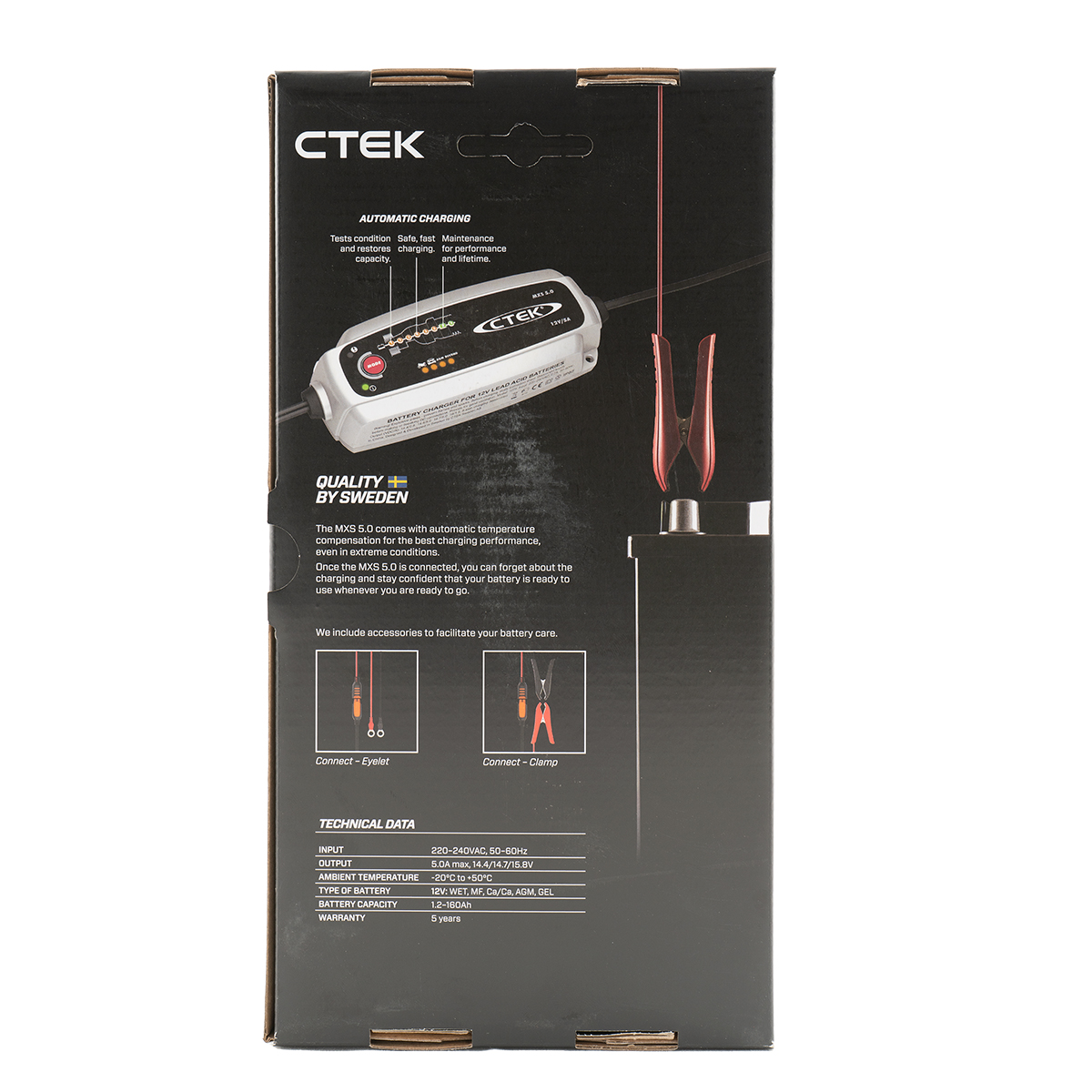 CTEK MXS 5.0 Ladegerät 12 Volt Batterieladegerät