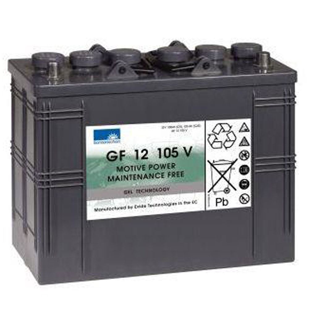 Ersatzakku für Scheuersaugmaschine Nilfisk Floortec R 560 B Gel Batterie 12V 105Ah (C5)