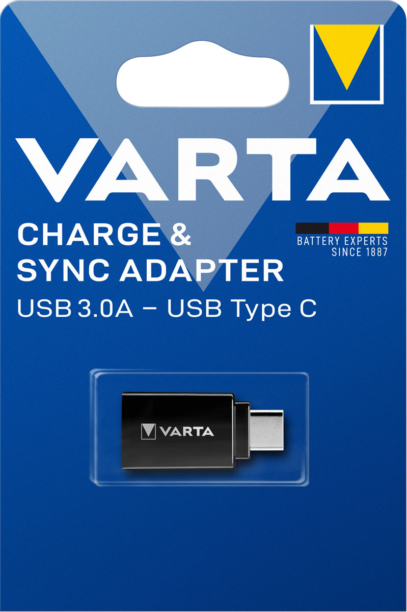 Varta Charge & Sync Adapter USB 3.0 A - USB Typ C