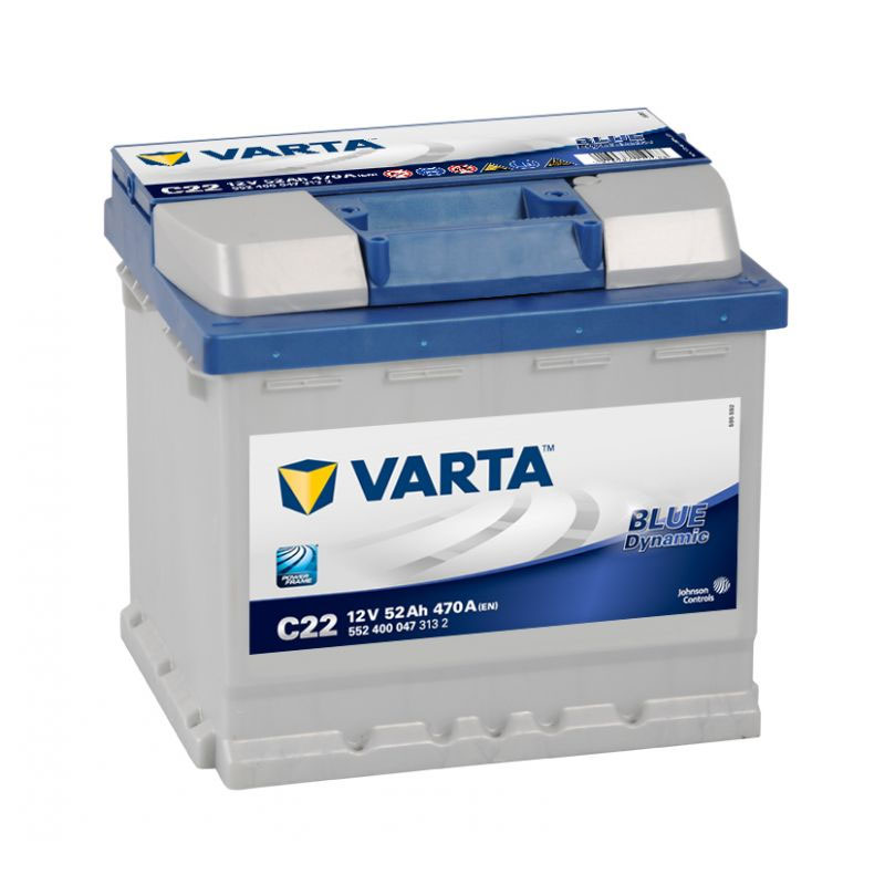 VARTA C22 Blue Dynamic 52Ah 470A Autobatterie 552 400 047