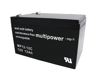 Multipower MP12-12C / 12V 12Ah Blei Akku Zyklentyp